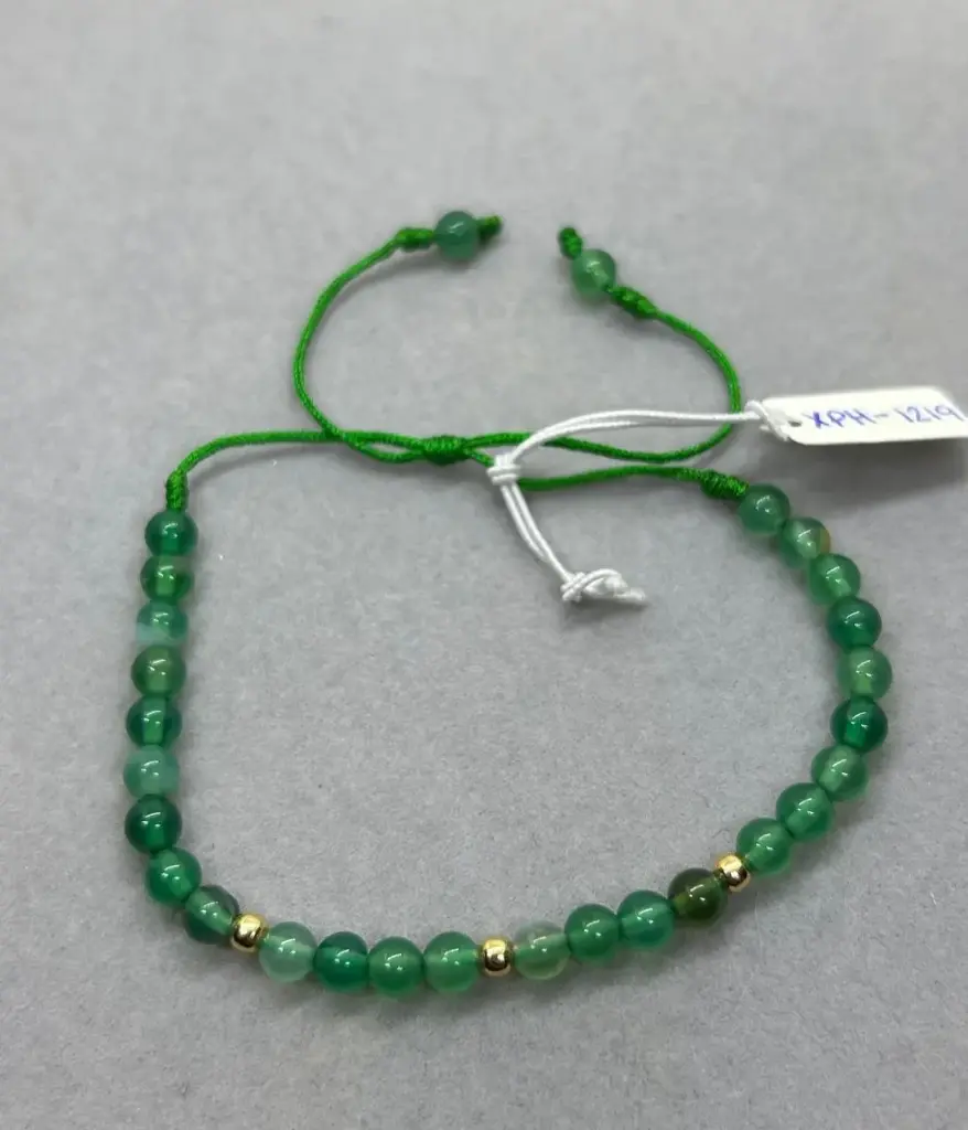 PULSERA AB AVENTURINA VERDE