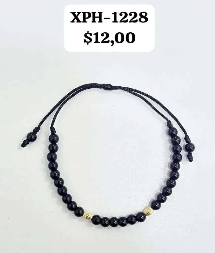 PULSERA AB NATURALES ONIX