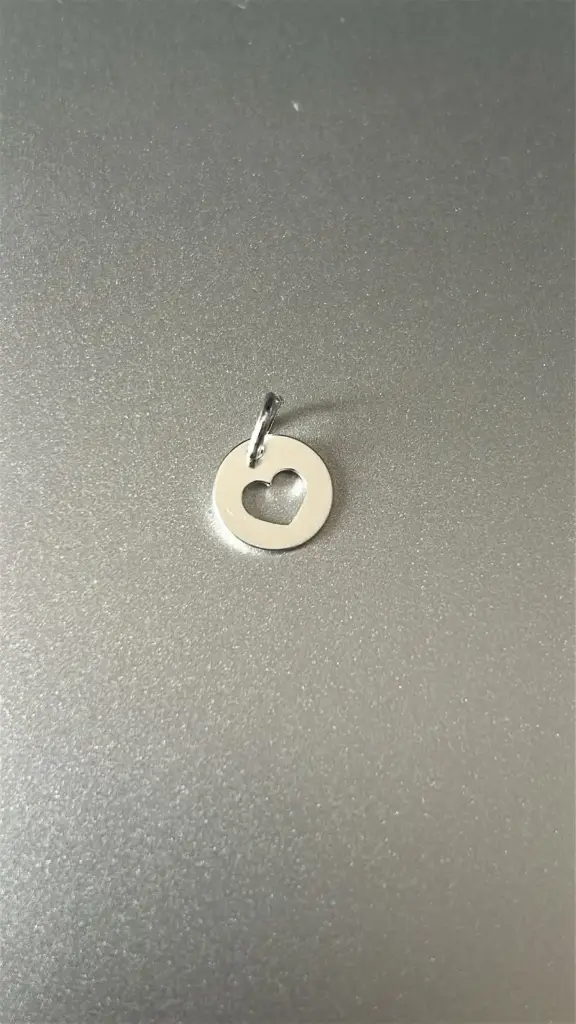 DIJE LASER HUELLA, CORAZON